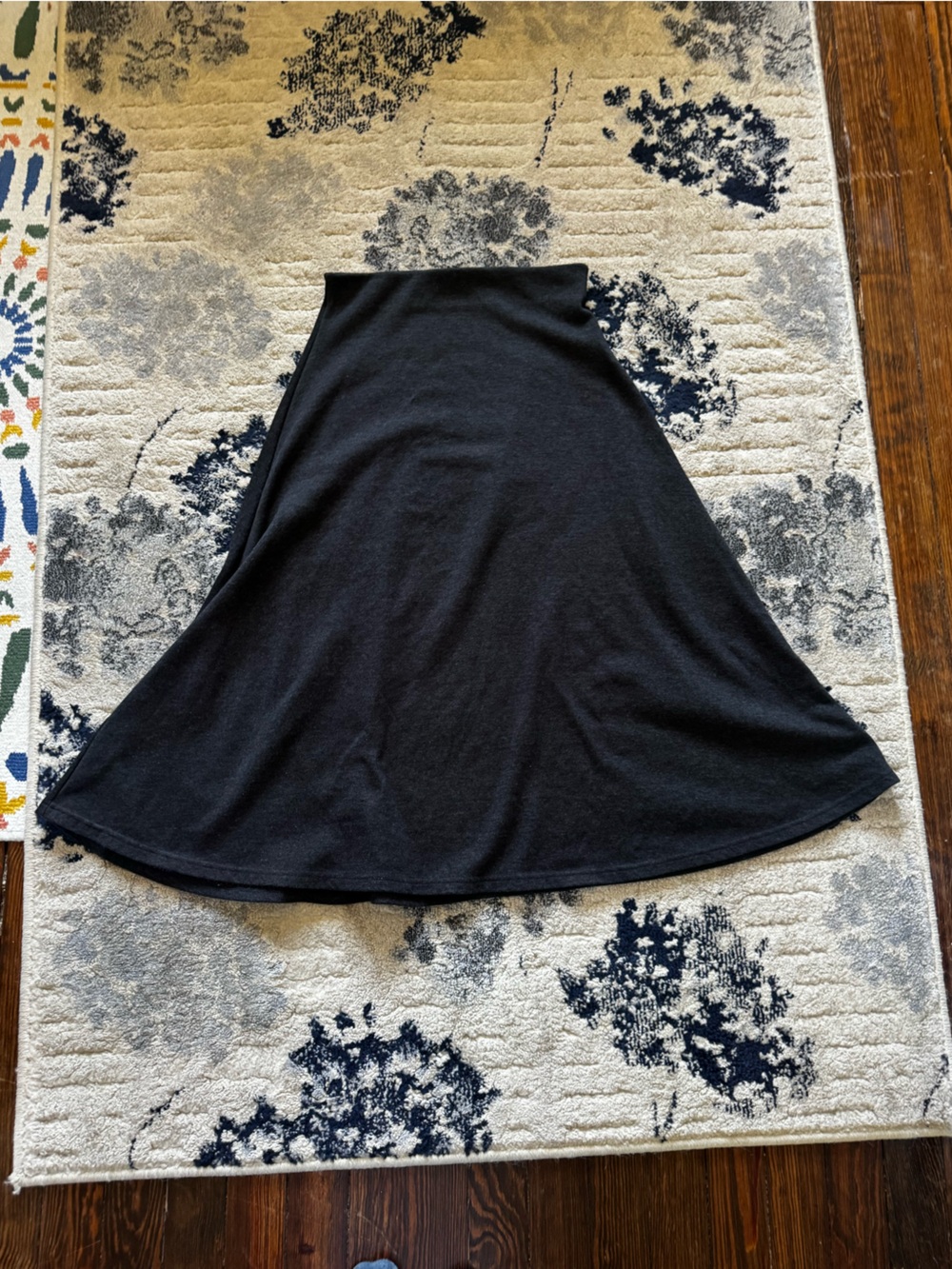 Dark Gray Stretch Skirt